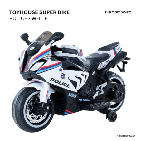 Buy Toy House RR Big Key Start - Police White - (Age 2-10)