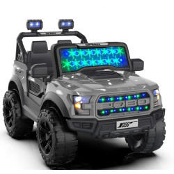 Buy Pobo Painted 4X4 - Grey (Age 2-8)