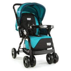 Buy Galaxy Baby Stroller for (Age 0-3) - Green & Black
