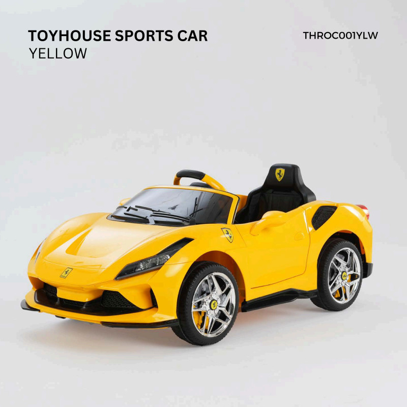 Buy Toy House Ferrari Car - Yellow - (Age 1-5)