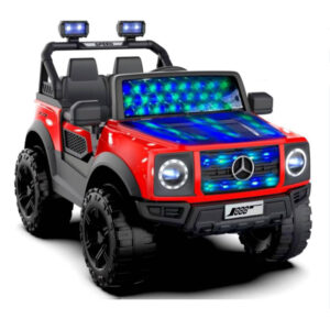 New Mercedes Painted 4X4 - Red (Age 2-8)