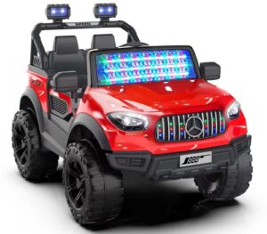 Mercedes Painted 4X4 - Red (Age 1-8)