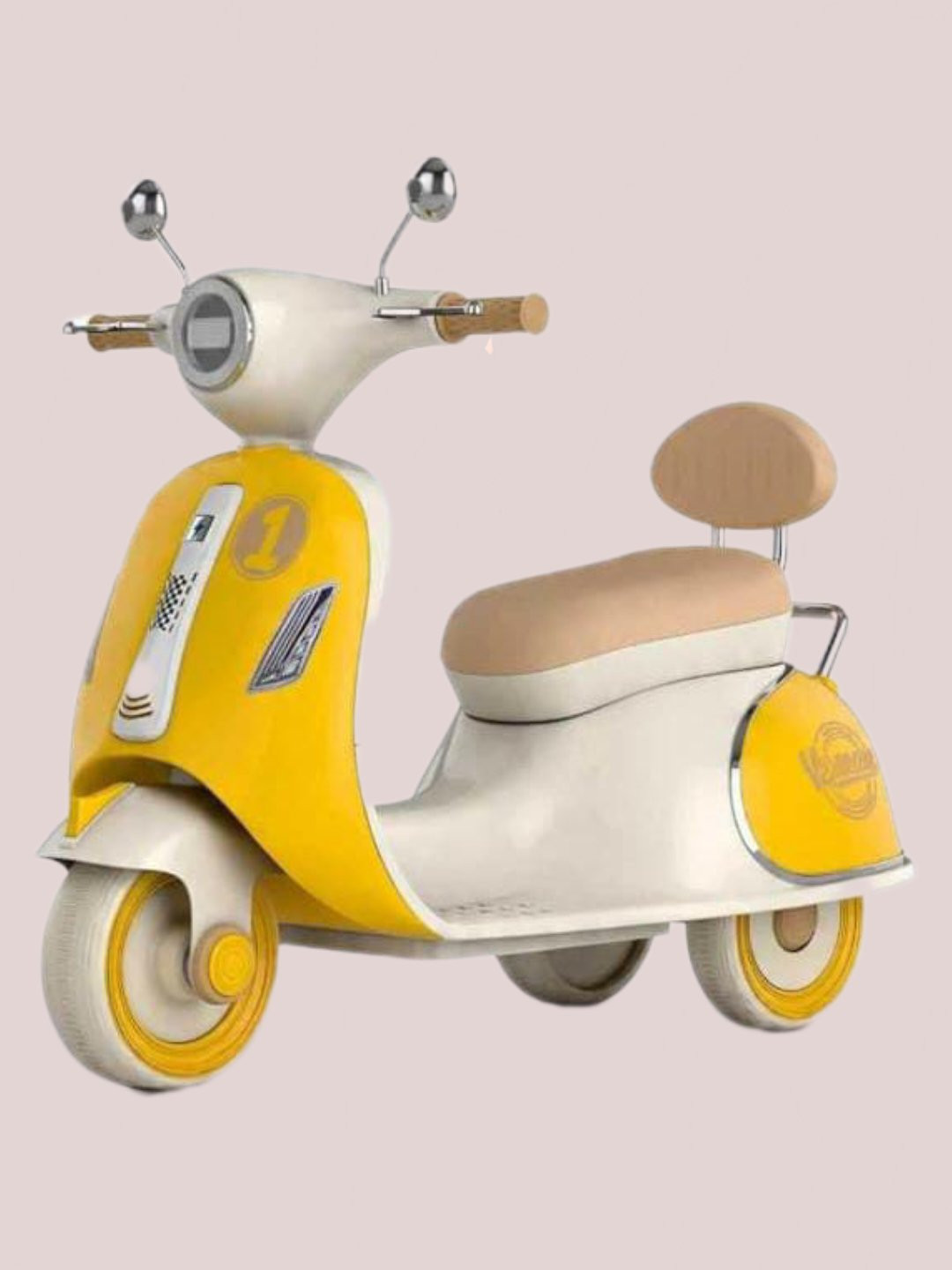 Toy House Vespa Scooty - Yellow (Age 2-6)