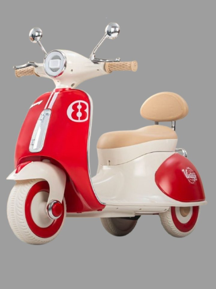 Toy House Vespa Scooty - Red (Age 2-6)
