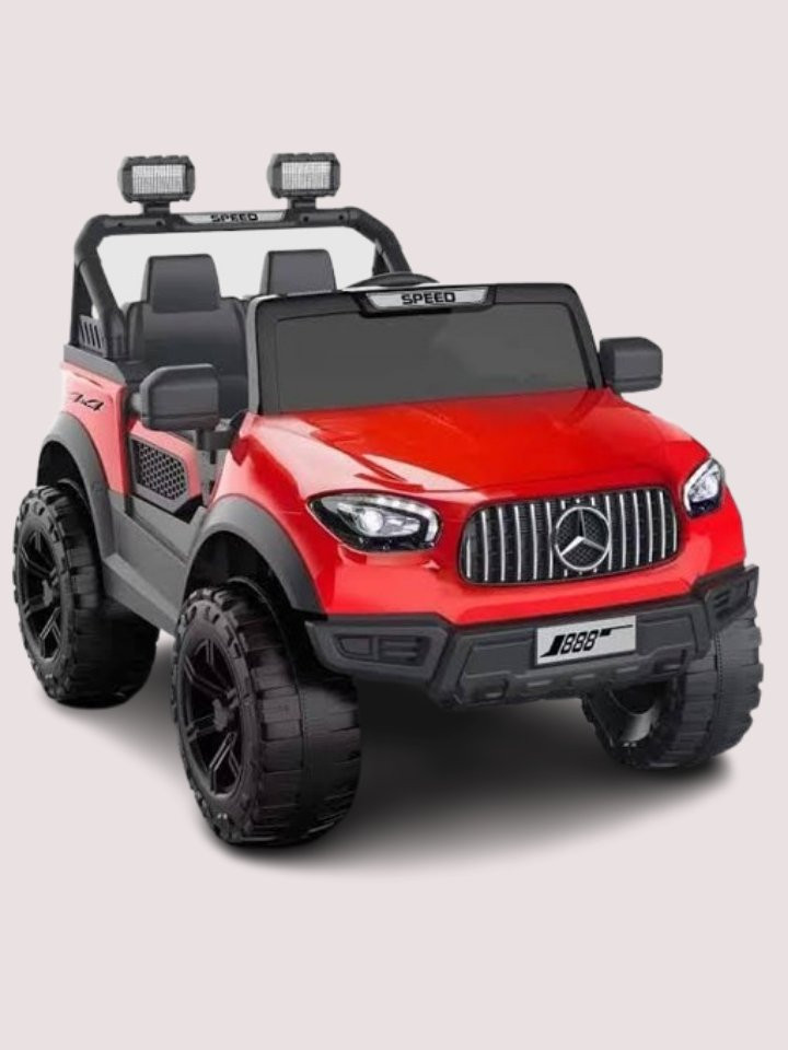 Jammbo Mercedes Painted 4X4 - Red (Age 2-8)