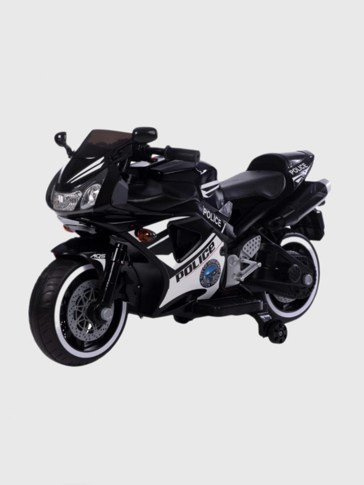 Jammbo V10 Black Police Bike (Age 3-8)