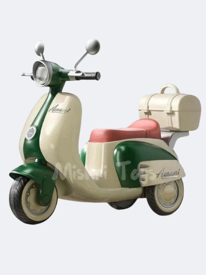 Jammbo Lambretta Scooter 3 Tyre - Green (Age 2-6)