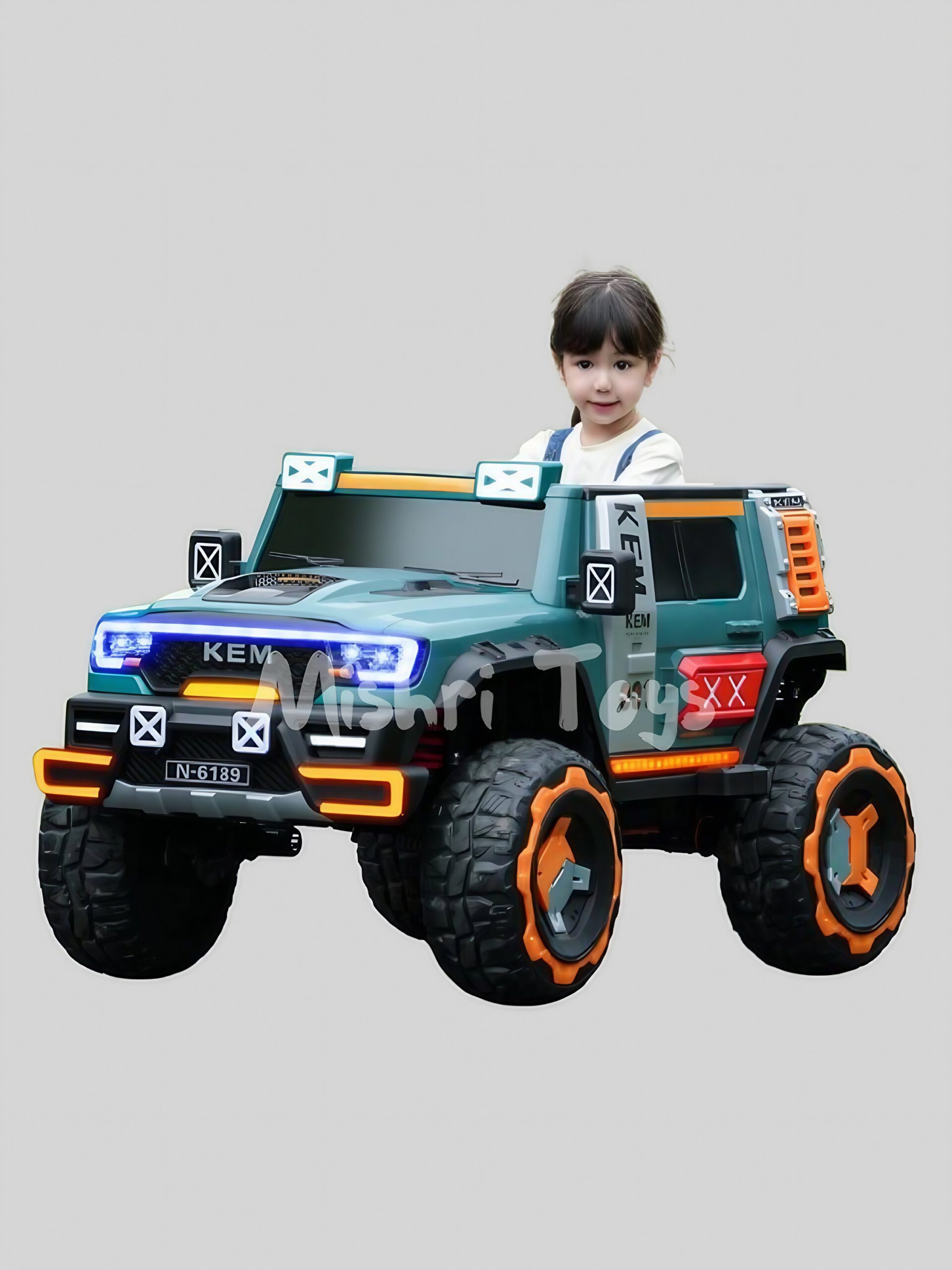 Jammbo KEM 4X4 Jeep - Green Age (1-10)