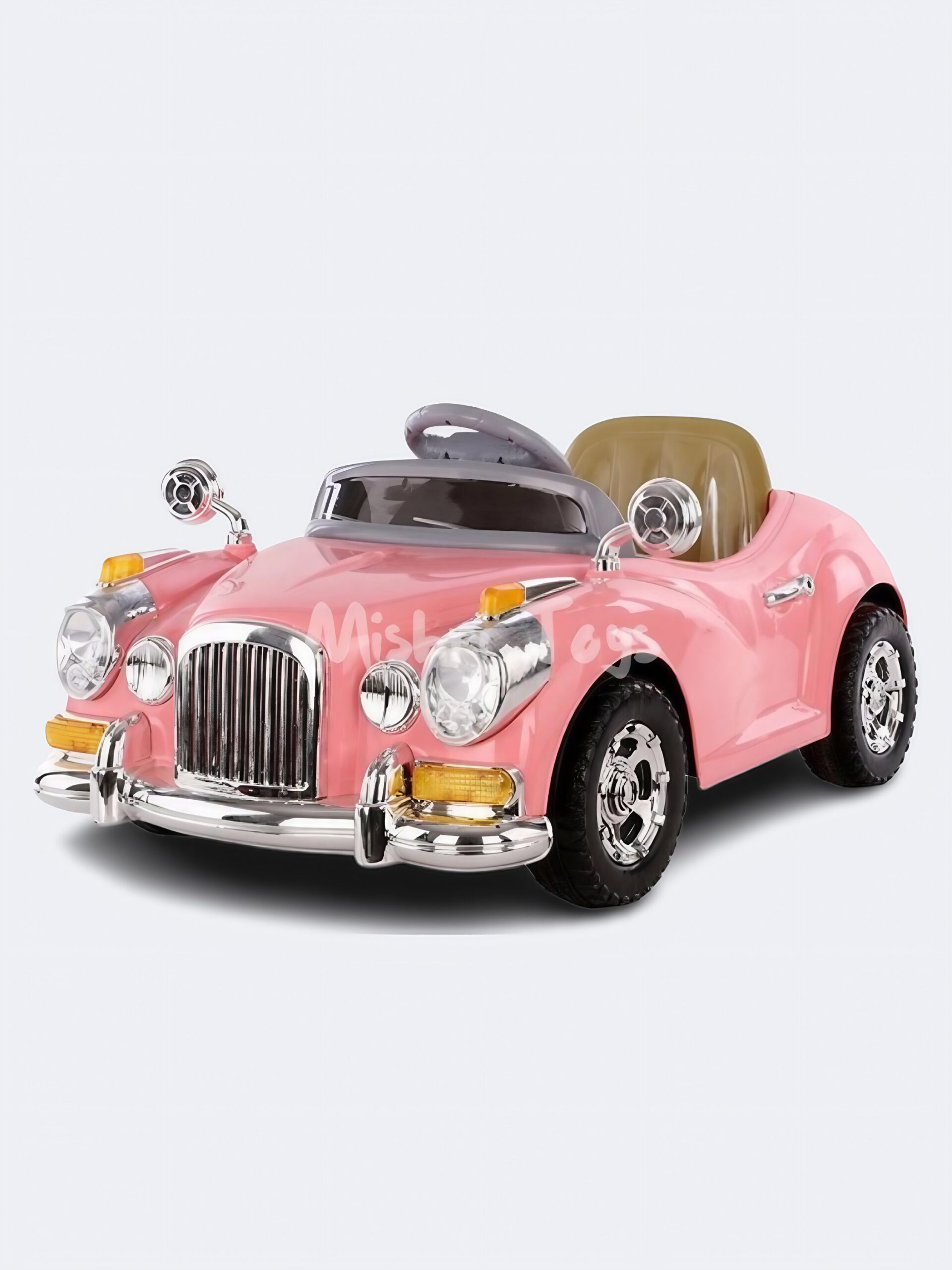 Vintage Car Pink - Age (1-5)