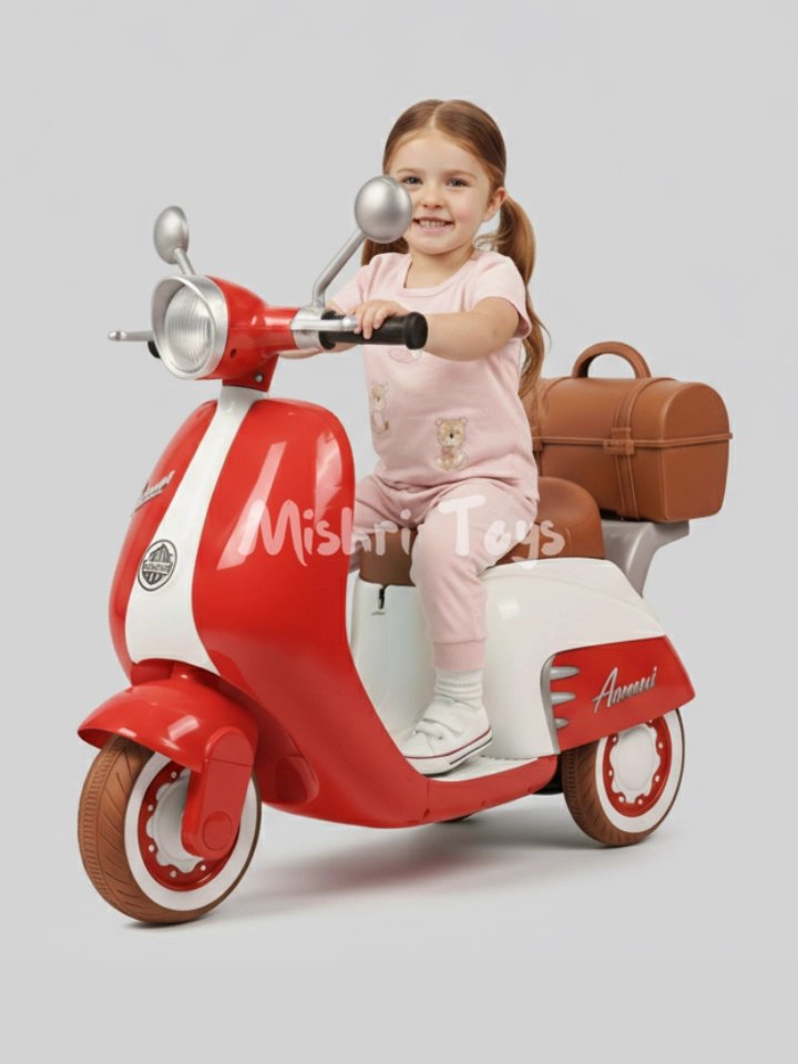 Jammbo Lambretta Scooter 3 Tyre - Red (Age 2-6)