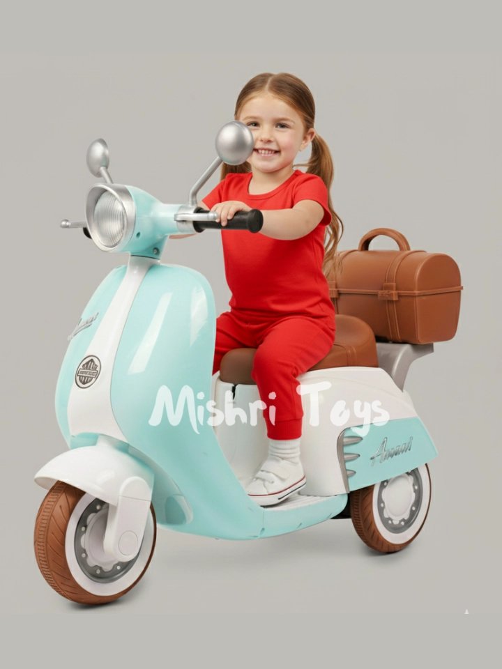 Jammbo Lambretta Scooter 3 Tyre - Blue (Age 2-6)