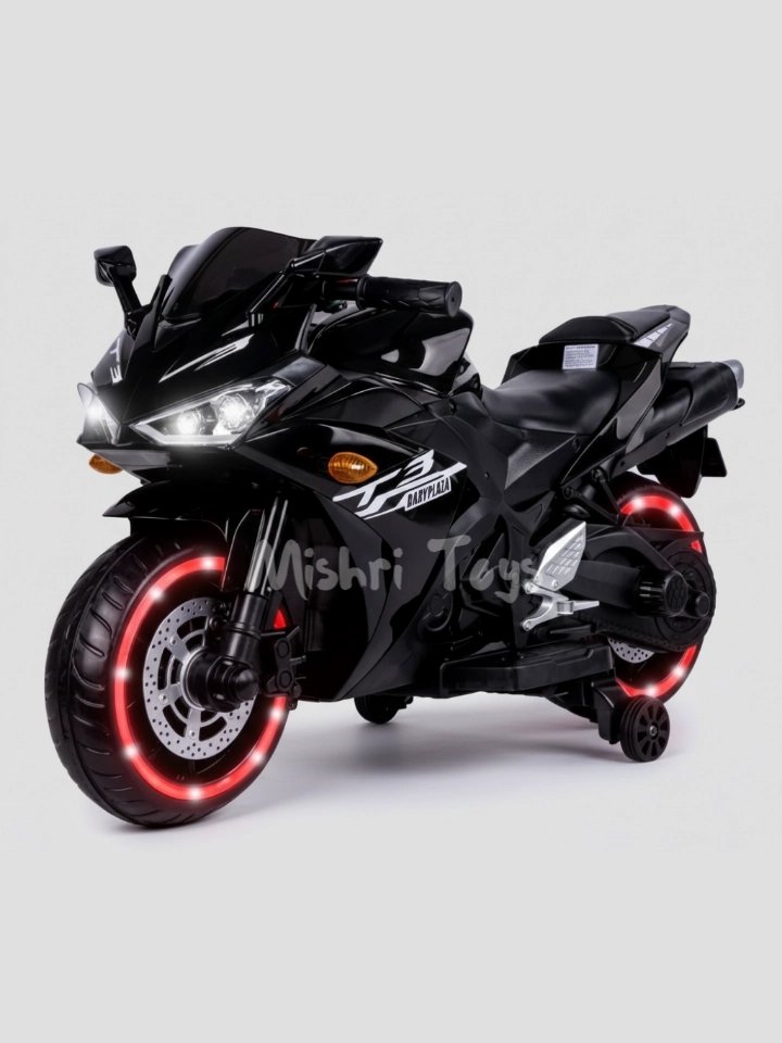 R3 Black Painted Bike (Age 3-8)