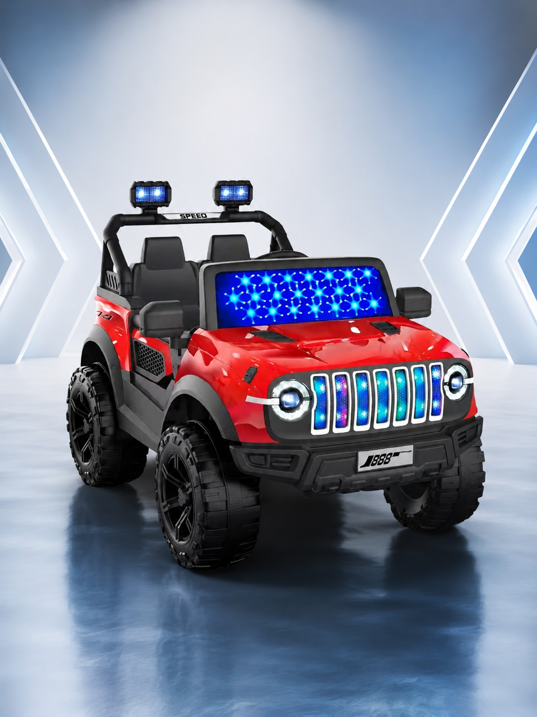 Jammbo Thar Painted 4X4 - Red (Age 2-8)