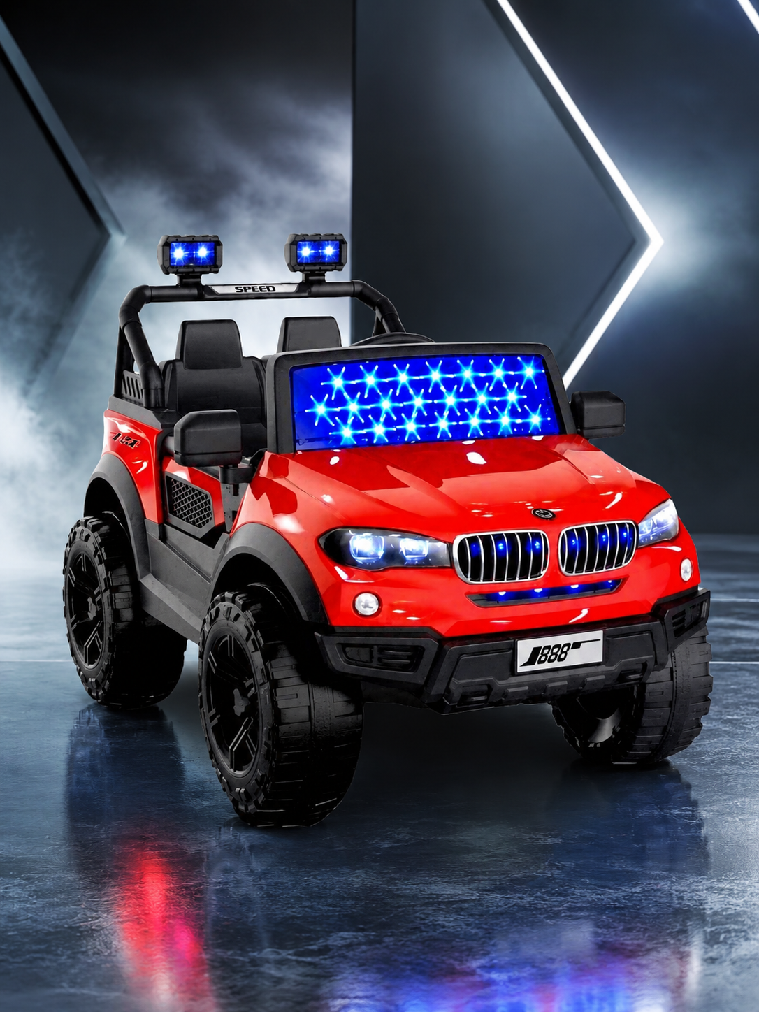 Jammbo BMW 4X4 Red Painted (Age 1-8)