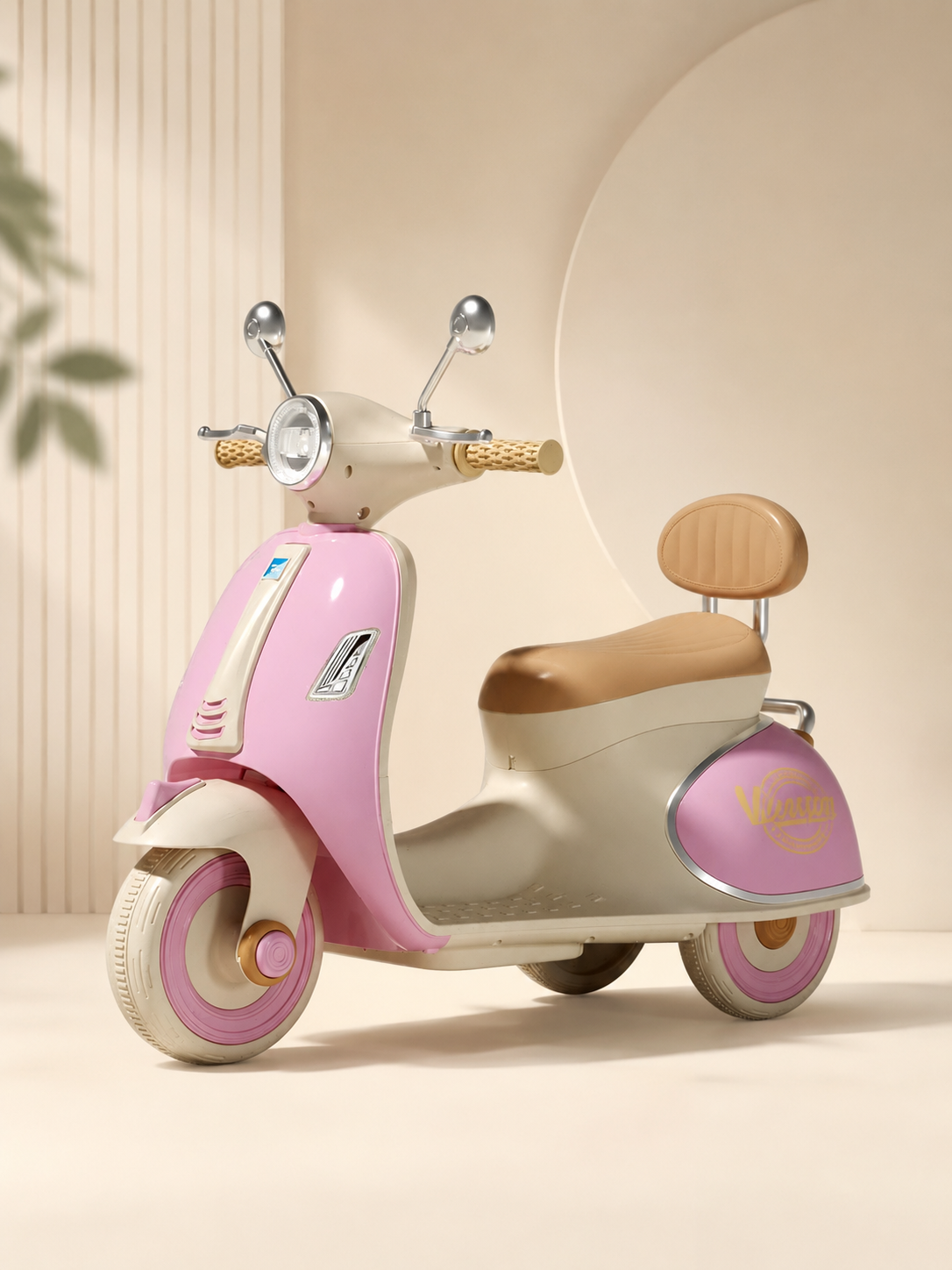 Toy House Vespa Scooty - Pink (Age 2-6)